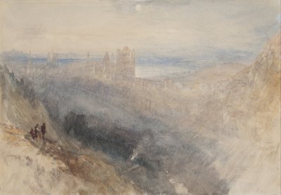 Lune sur Lausanne - Joseph Mallord William Turner